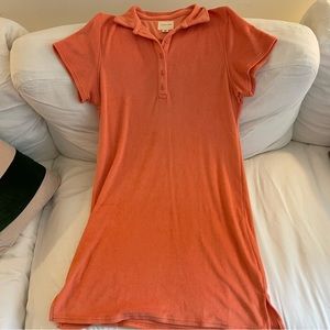 American eagle terry polo mini dress NWT